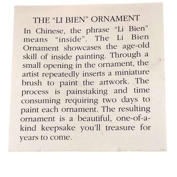 Vtg 2001 Li Bien Reverse Painted Glass Ornament Santa Reindeer Gifts Velvet Box - Picture 4 of 13